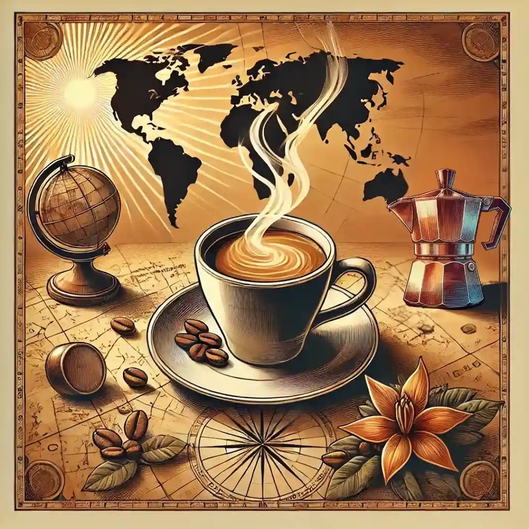 O café pelo mundo: conheça as diversas tradições e histórias que transformaram essa bebida em um ícone global.