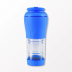 Cafeteira Portátil da Marca Pressca na cor Azul sobre fundo neutro