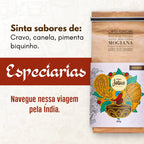 Publicidade do Café Especial Especiarias da Fazenda Jotacê destacando seus sabores de cravo, canela e pimenta biquinho.