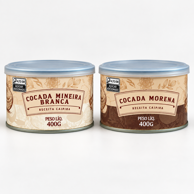 Kit Cocadas · Branca e Morena